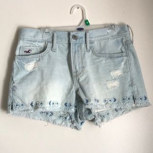 Hollister high waisted jean shorts